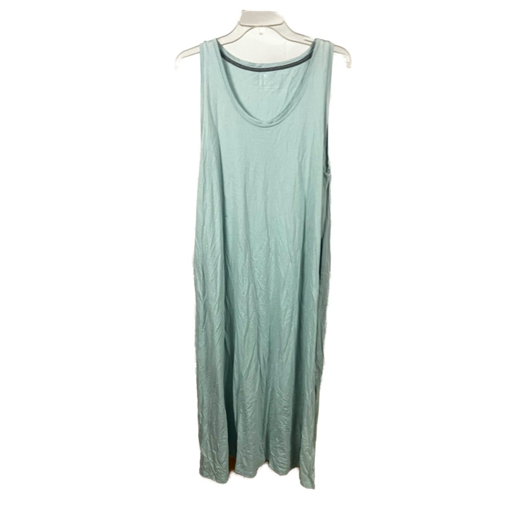 Free Fly Women's Heritage Midi Blue Bamboo Tank‎ Dress- Size XL - Picture 2 of 7